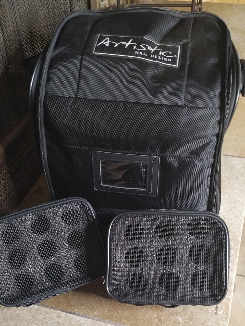 TRAVEL BLACK NAIL  & Tool Carrying Case
